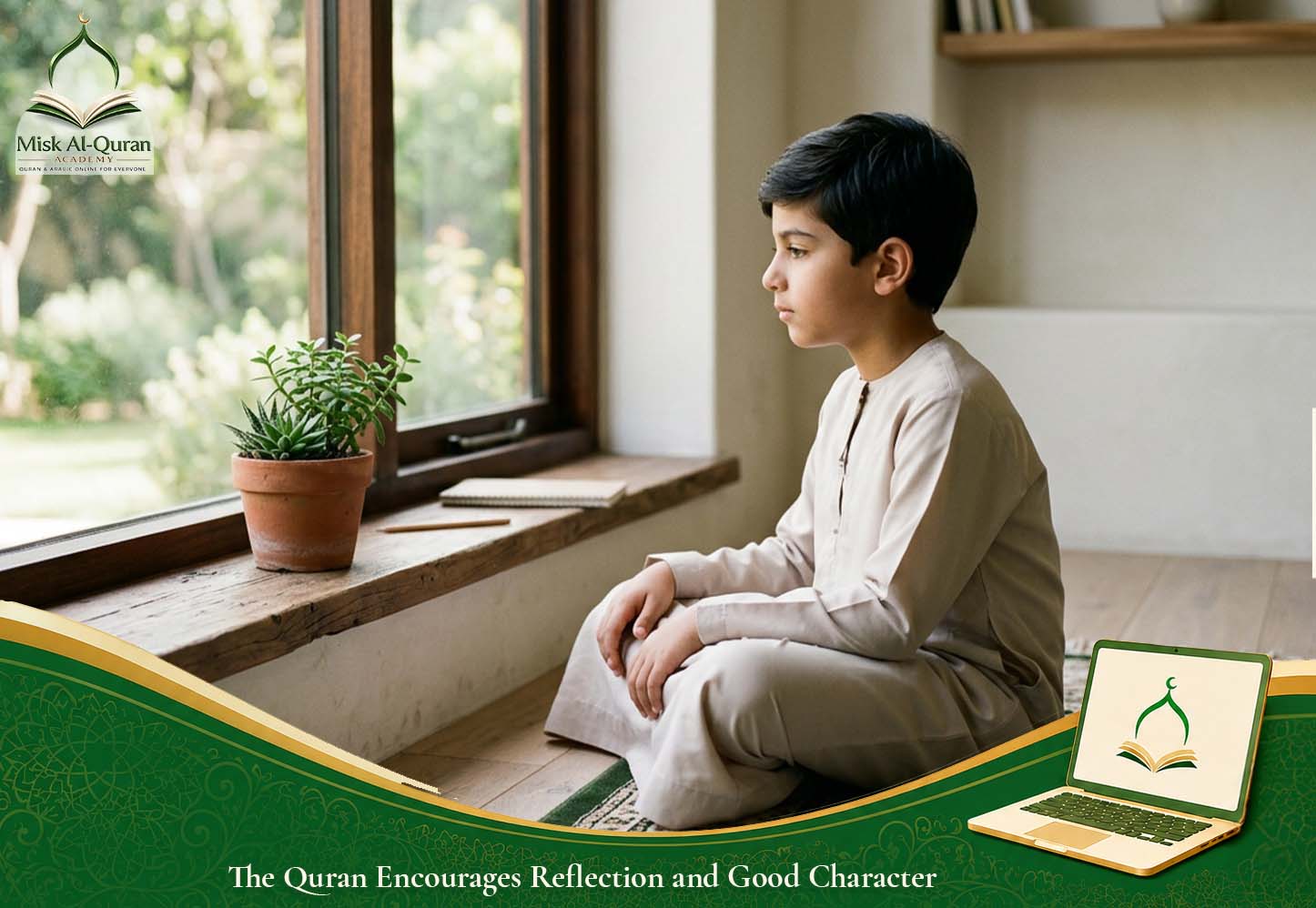 The Quran Encourages Reflection and Good Character