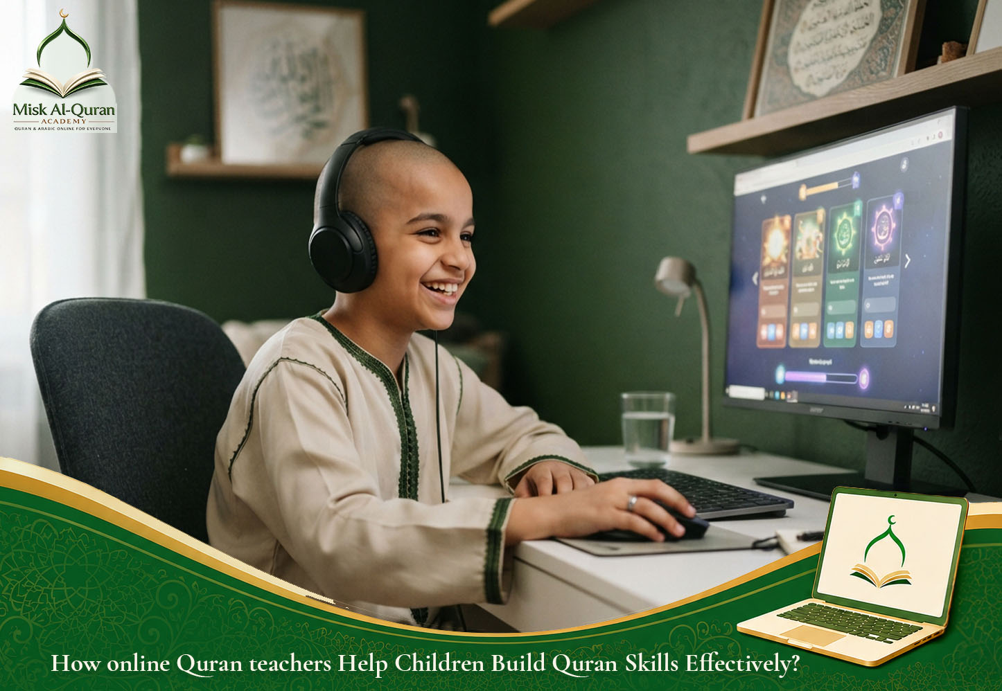 How online Quran teachers Help Children Build Quran Skills Effectively_