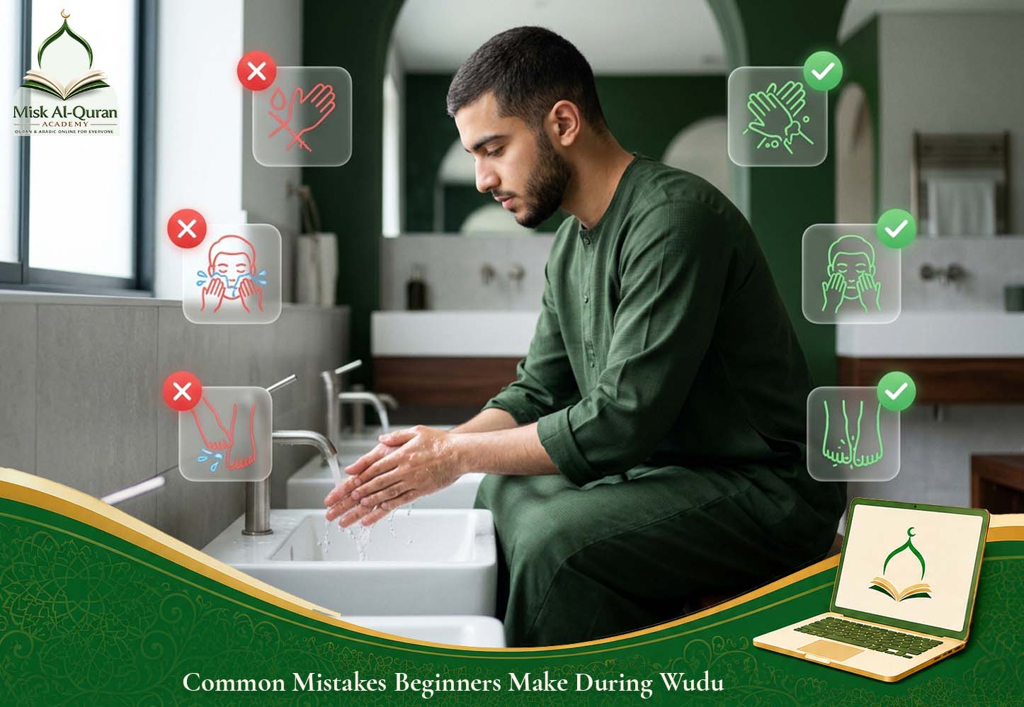 Common Mistakes Beginners Make During Wudu