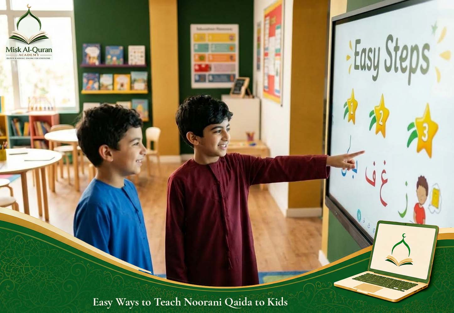 Easy Ways to Teach Noorani Qaida to Kids