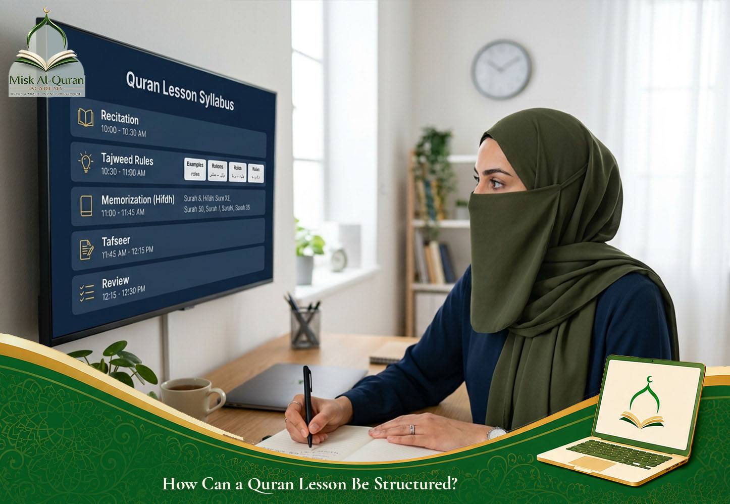 How Can a Quran Lesson Be Structured?