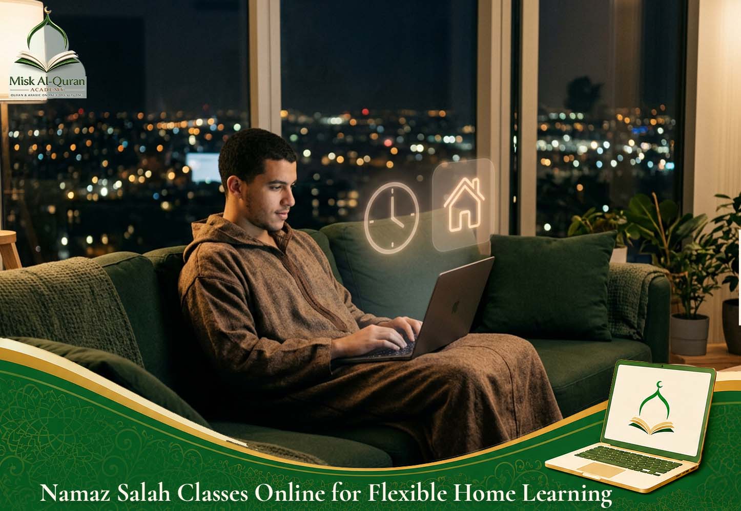 Namaz Salah Classes Online for Flexible Home Learning